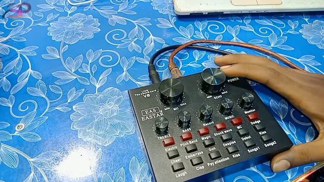 V8 Sound Card Kivabe Chalabo  How To Connect V8 Sound Card To Mobile PC For Recording *Full Setup V