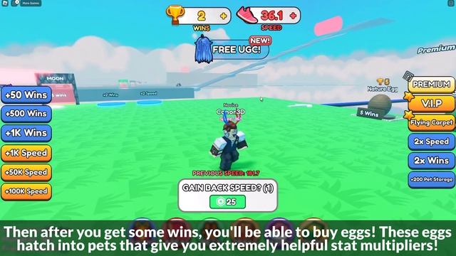 [LIMITED EVENT] How to get the BLUE HAIRED ENIGMA in EVERY SECOND GET +1 SPEED | Roblox смотреть онлайн
