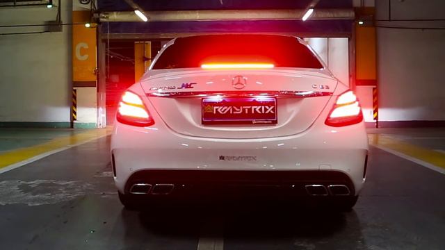 Benz C63 AMG (W205) | Armytrix Система выхлопа VALVETRONIC | обороты & ускорение звук!
