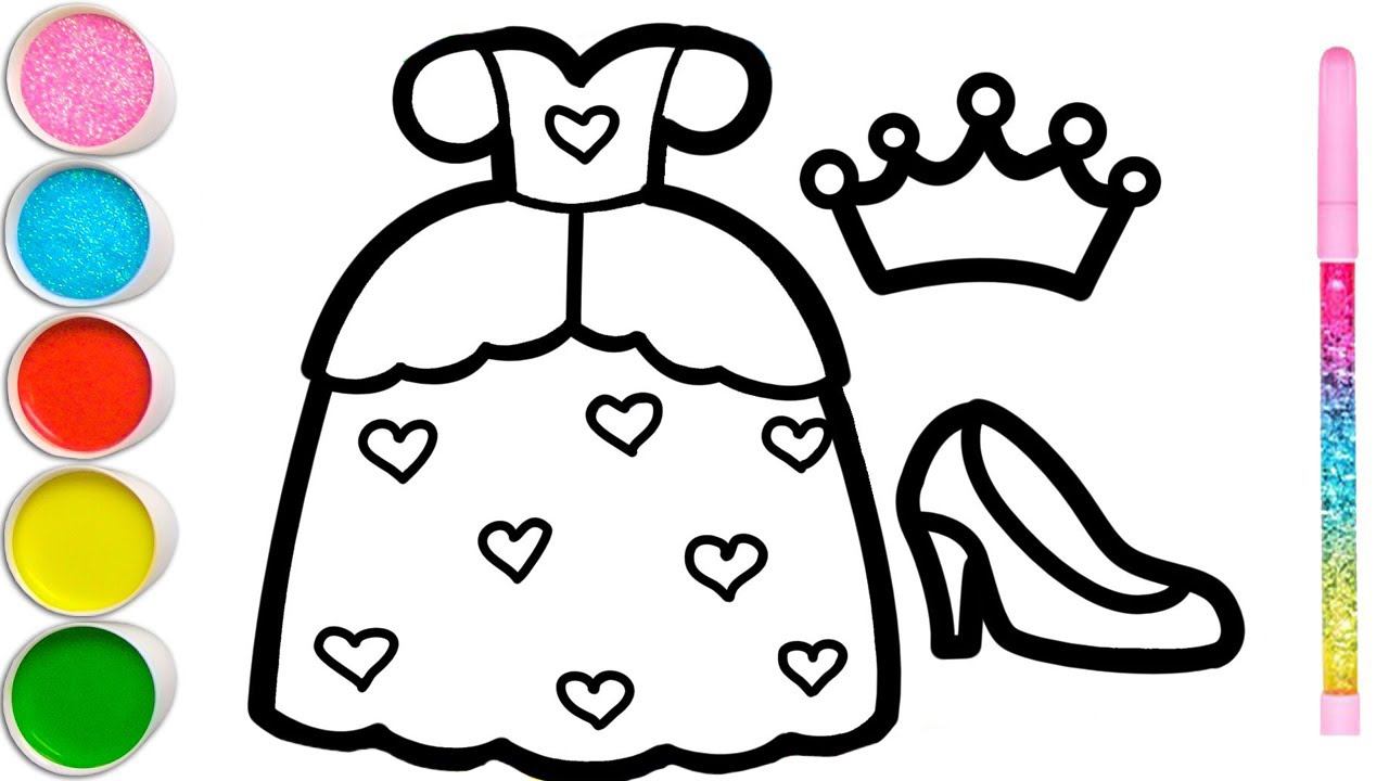 How to draw a princess dress, jam jar, toilet paper, cake, cat, fish for children смотреть онлайн