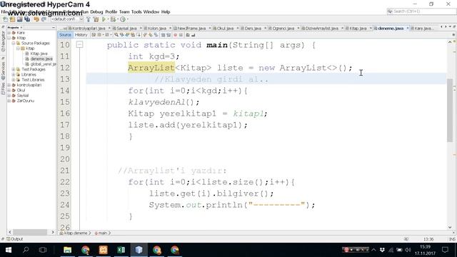 Java 65 - Scanner ve ArrayList Sınıfı ile Çalışmak 2 смотреть онлайн