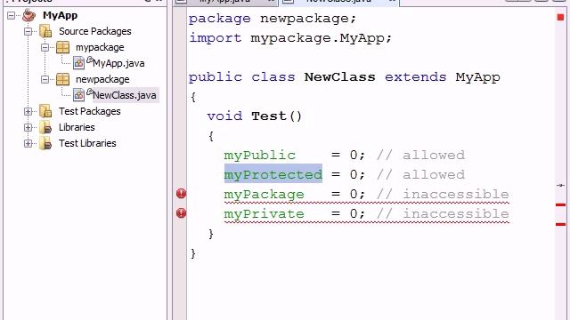 Java Tutorial - 16 - Access Levels смотреть онлайн