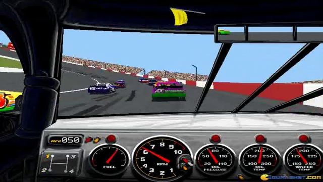 Nascar Racing gameplay (PC Game, 1994) смотреть онлайн