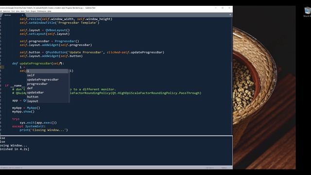 Create a Modern Style ProgressBar in PyQt6 | PyQt6 Tutorial смотреть онлайн