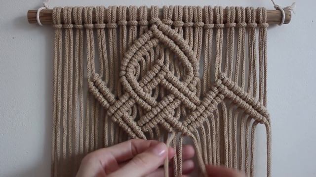 DIY: MACRAME CELTIC KNOT #2 | MACRAME FOR BEGINNERS | STEP BY STEP | WALL HANGING смотреть онлайн