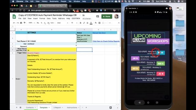 Automated Payment Reminders through Whatsapp смотреть онлайн