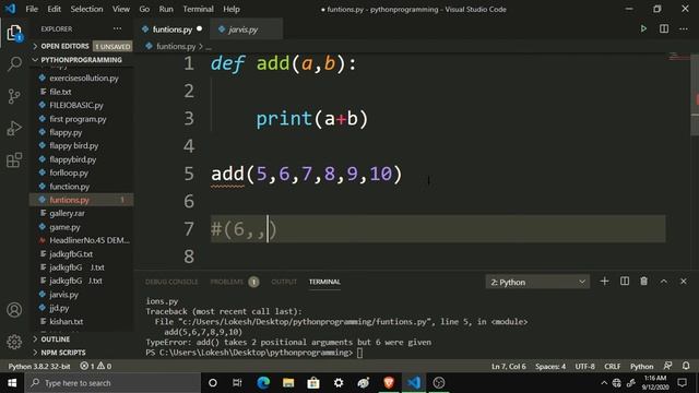 #28 More about Functions in Python || Free Python Course || Coding Anna || Tamil смотреть онлайн