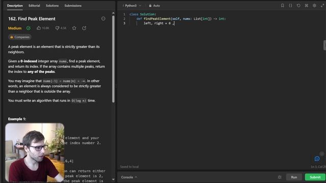 Unlocking the Mystery of Binary Search 162: Find Peak Element | Live Code with vanAmsen смотреть онлайн