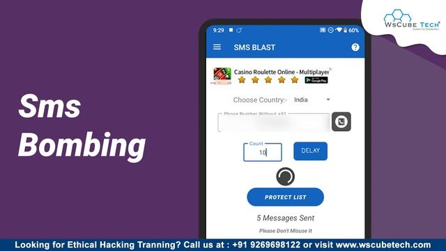 SMS Bomber - PRANK your Friends with SMS Bombing | Android Hacking смотреть онлайн