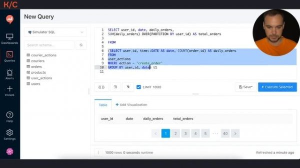Оконные функции основы | Симулятор SQL | karpov.courses