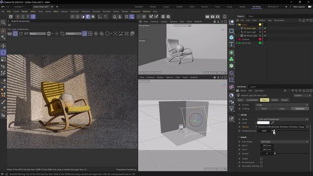How To Use Gobo Textures In Cinema 4D & Redshift смотреть онлайн