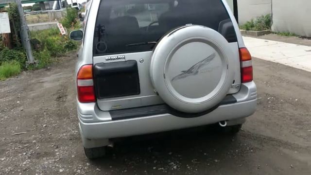 Видео-тест автомобиля Suzuki Escudo (TD52W-102509, J20A, серебро, 1998г) смотреть онлайн