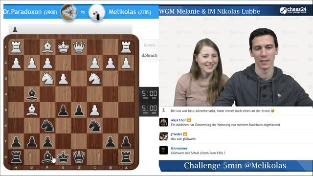 Geschwätzblitz mit Melanie und Nikolas Lubbe – 02.12.2018 смотреть онлайн