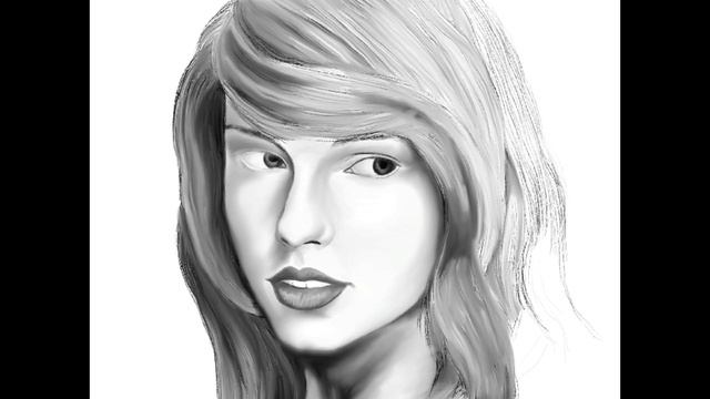 TAYLOR SWIFT | WOMAN PORTRAIT PENCIL DRAWING | IPAD PRO PROCREATE | BOHOLANO ART ENTHUSIAST смотреть онлайн