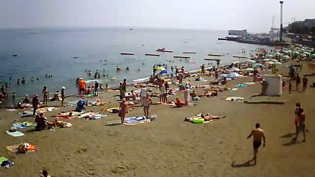 Вебкамера "Центральный пляж". Запись 28.07.2016 15:00:02 смотреть онлайн