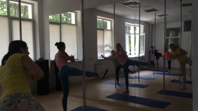 Фитнес + стрейчинг. Школа танца Interpole, Минск смотреть онлайн