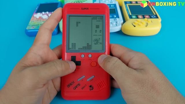 Brick Game Collection, Classic game console 1990s, Large Screen & Mini Fan Inside | Unboxing Review смотреть онлайн