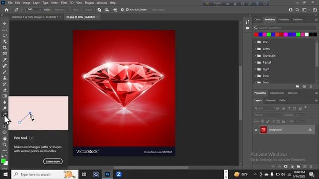 Photoshop Pen tool class2 смотреть онлайн