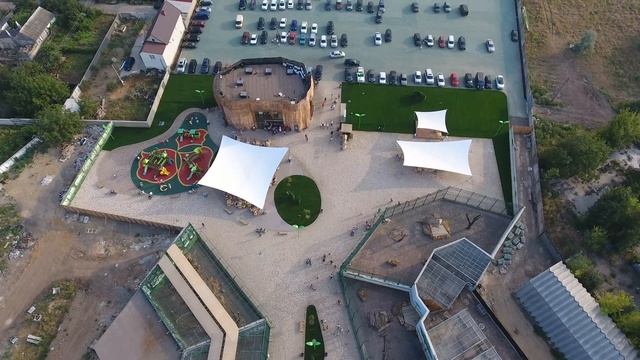Новый зоопарк в Одессе у двух столбов с высоты птичьего полета 31 июля 2016 года смотреть онлайн
