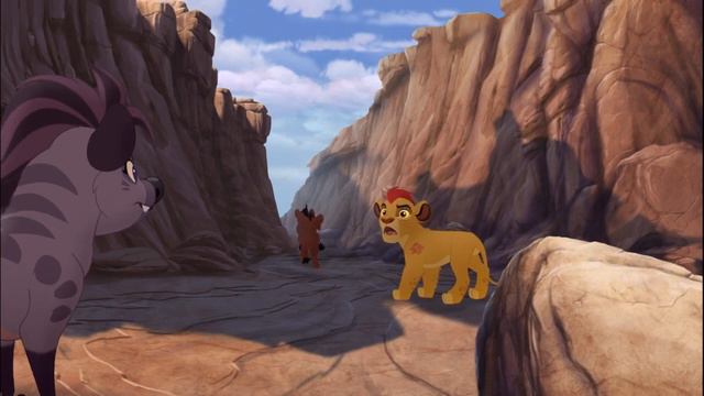 The Lion Guard Lions Of The Outlands - Kion Meets The Outsider Lions Scene [HD]