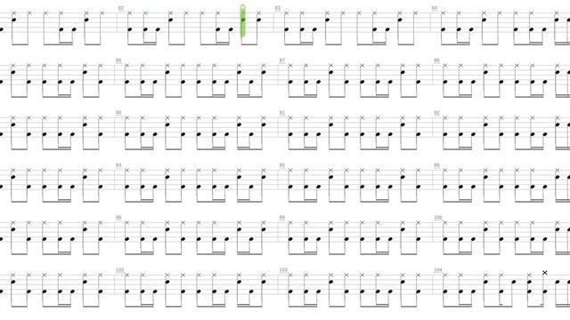 Smoke + Rise Of The Triad + Drum Only + Drum Tab