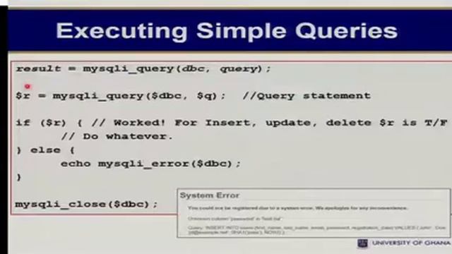 CSIT 206 :SESSION 7 – USING PHP WITH MYSQL смотреть онлайн