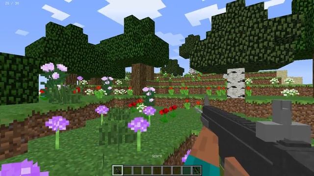 МОД НА ОРУЖИЕ НА МАЙНКРАФТ 1.7.10 смотреть онлайн