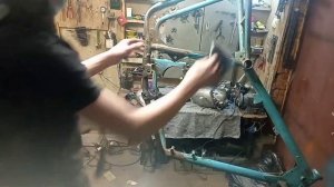 Реставрация ИЖ ПЛАНЕТА 2 покраска