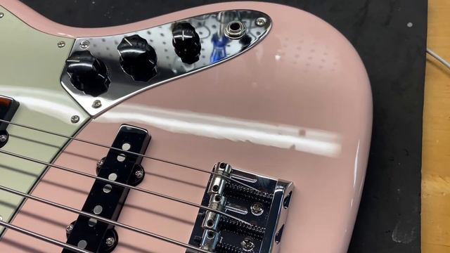2018 Fender Limited Edition American Pro Jazz J Bass Shell Pink ~All Rosewood Neck~ смотреть онлайн