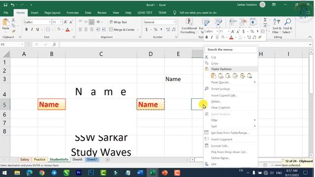 How to Use Paste Special and Clipboard in Excel | Cut & Copy Option, Paste Option, Format Painter смотреть онлайн