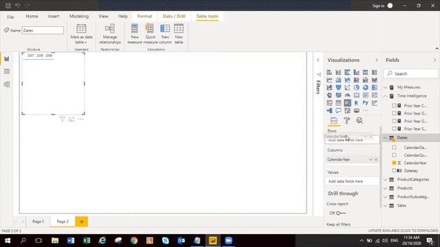 Sales Dashboard - with Prior Year Data using DAX and Time Intelligence in Power BI смотреть онлайн