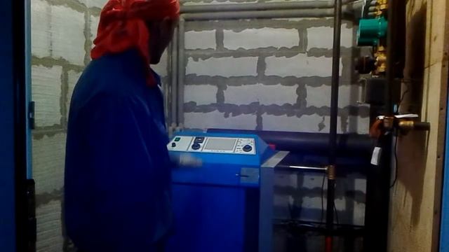 Запуск котла Atmos DC 25S смотреть онлайн
