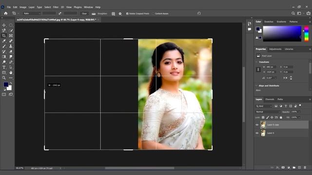 Photoshop 2022 | How to make image retouch in photoshop | Camera raw filter | Anvi patel смотреть онлайн