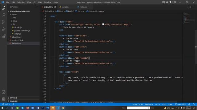 jQuery | web design | html CSS part 11 | html CSS tutorial | web design tutorials tutorial Bangl смотреть онлайн