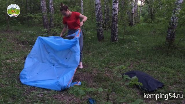 Полу автоматическая палатка 6004 (3 места, 2 слоя) обзор + инструкция по сборке смотреть онлайн