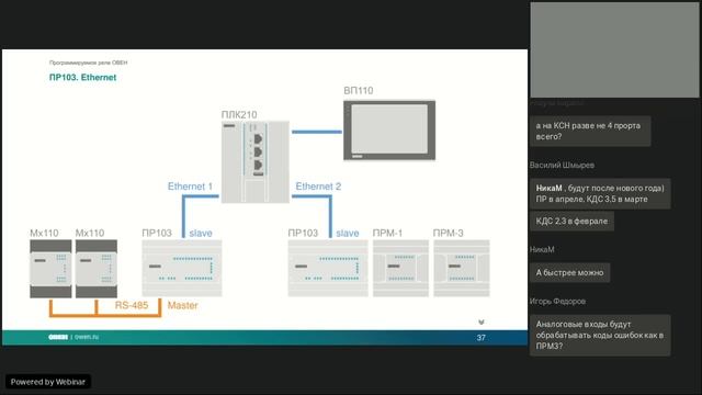 Вебинар «Обзор программируемых реле ОВЕН ПР» смотреть онлайн