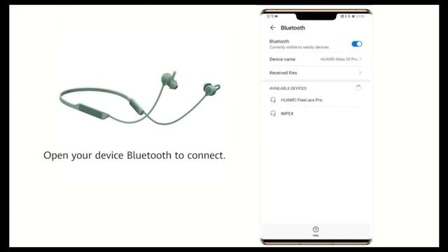 How To Connect And Pair Huawei Freelace Pro