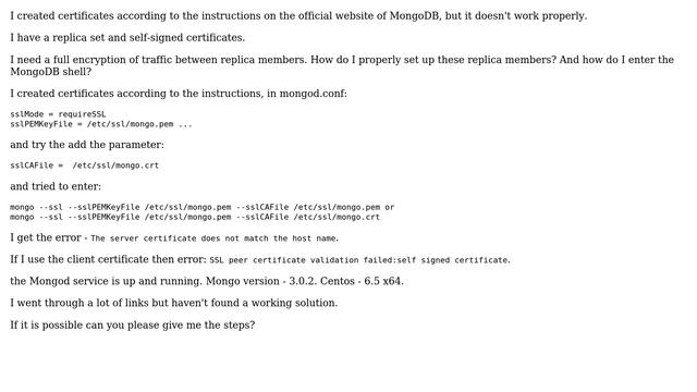 Databases: Who can explain mongodb with ssl? (2 Solutions!!) смотреть онлайн