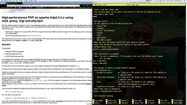 Using PHP-FPM . which PHP files to configure смотреть онлайн