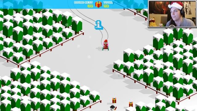 Christmas Race || One-Button Little Mobile Game смотреть онлайн