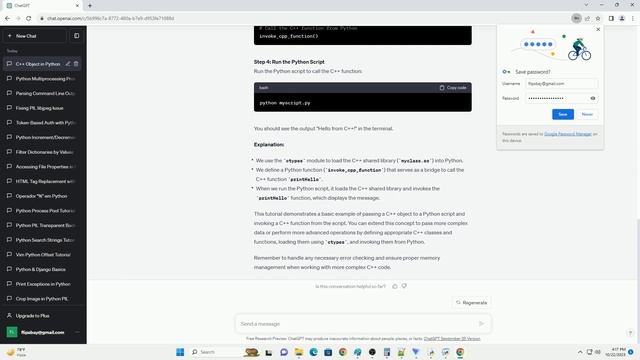 Python pass c object to a script then invoke extending c function from script смотреть онлайн