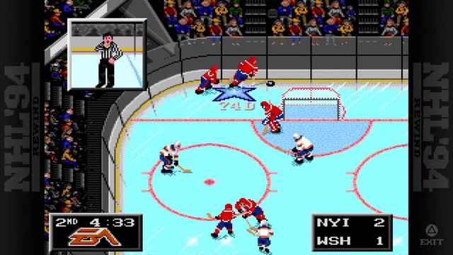 NHL 94 плейофф - первый запуск