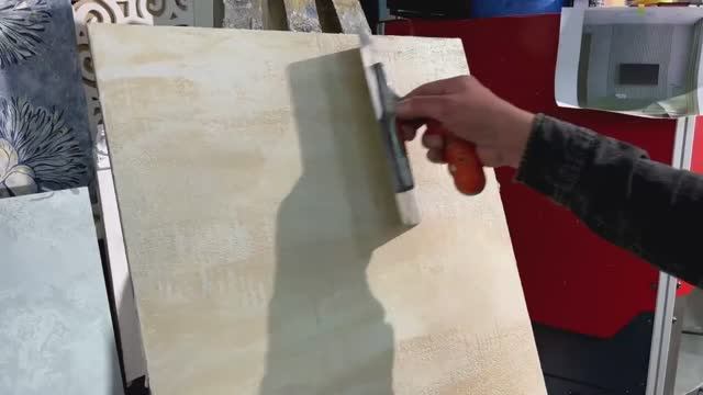 ДЕКОРАТИВНАЯ штукатурка своими руками _ ТРАВЕРТИН _ Камень. смотреть онлайн