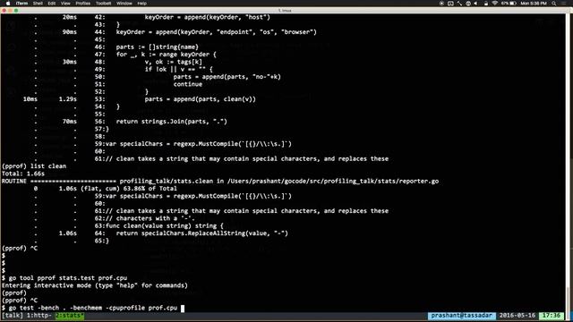 Profiling and Optimizing Go смотреть онлайн