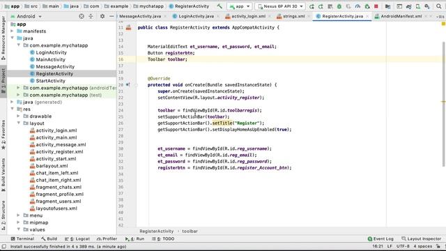 Pt. 2 Register User | ChatApp Android | FirebaseApp Tutorial смотреть онлайн