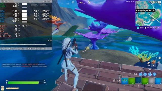 Core i3 5020u + HD Graphics 5500 = FORTNITE смотреть онлайн