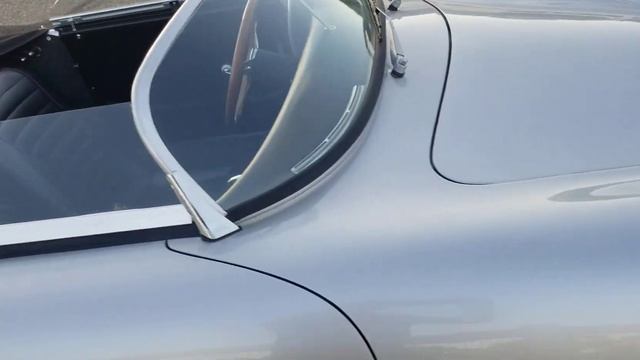 Top Down Daytime Walk Around Arctic Silver Porsche Speedster Replica