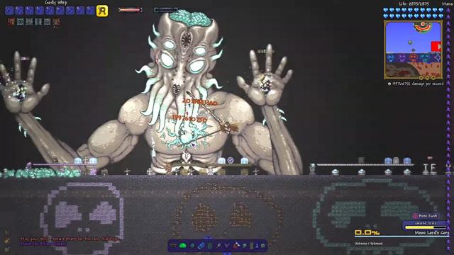 Terraria Supreme Buffed Whip vs Calamity Mod Death Mode Boss Rush ll Thorium Mod смотреть онлайн