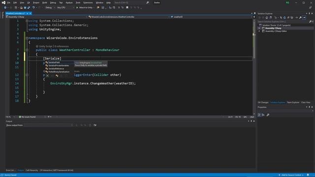 Control the Weather in Unity Games Using Enviro | #Unity #GameDev #Tutorial смотреть онлайн