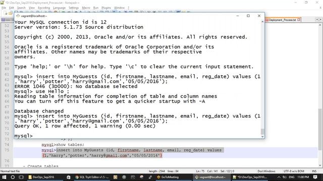 DevOps Deployment Mysql смотреть онлайн
